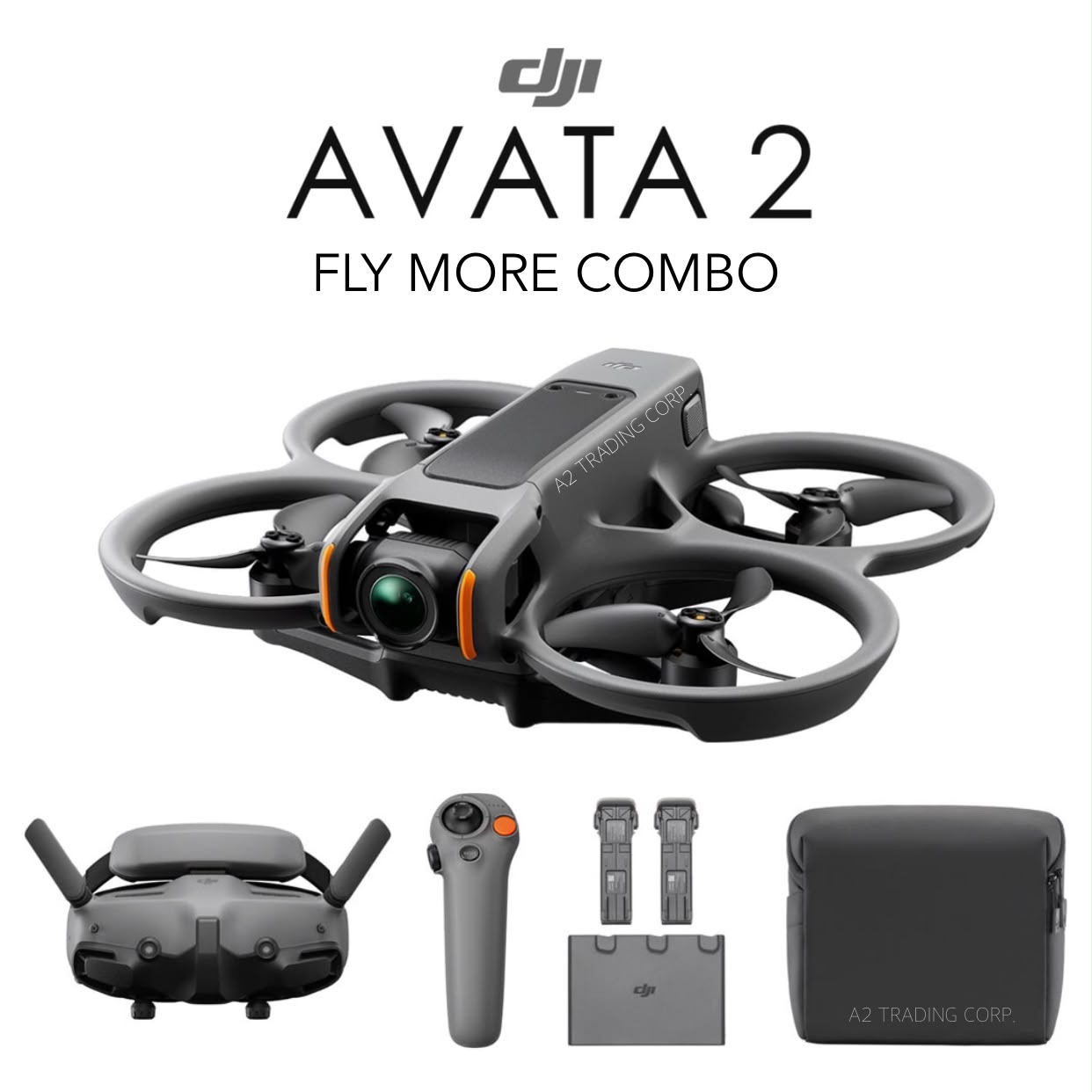 DJI Avata 2 FPV Drone Fly More Combo with RC Motion 3, Goggles 3 & 3 Intelligent Batteries