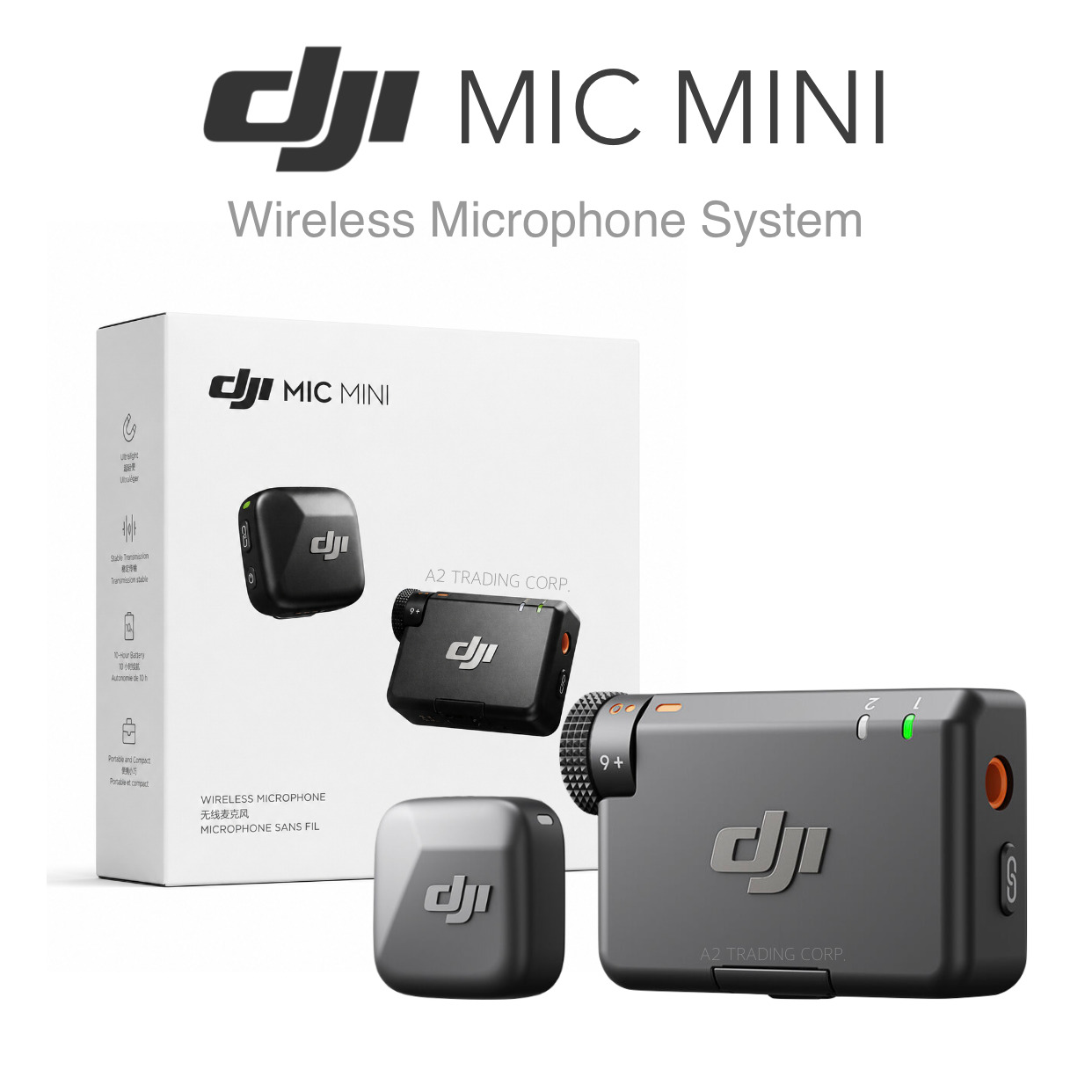 DJI Mic Mini (1 TX + 1 RX) - Black