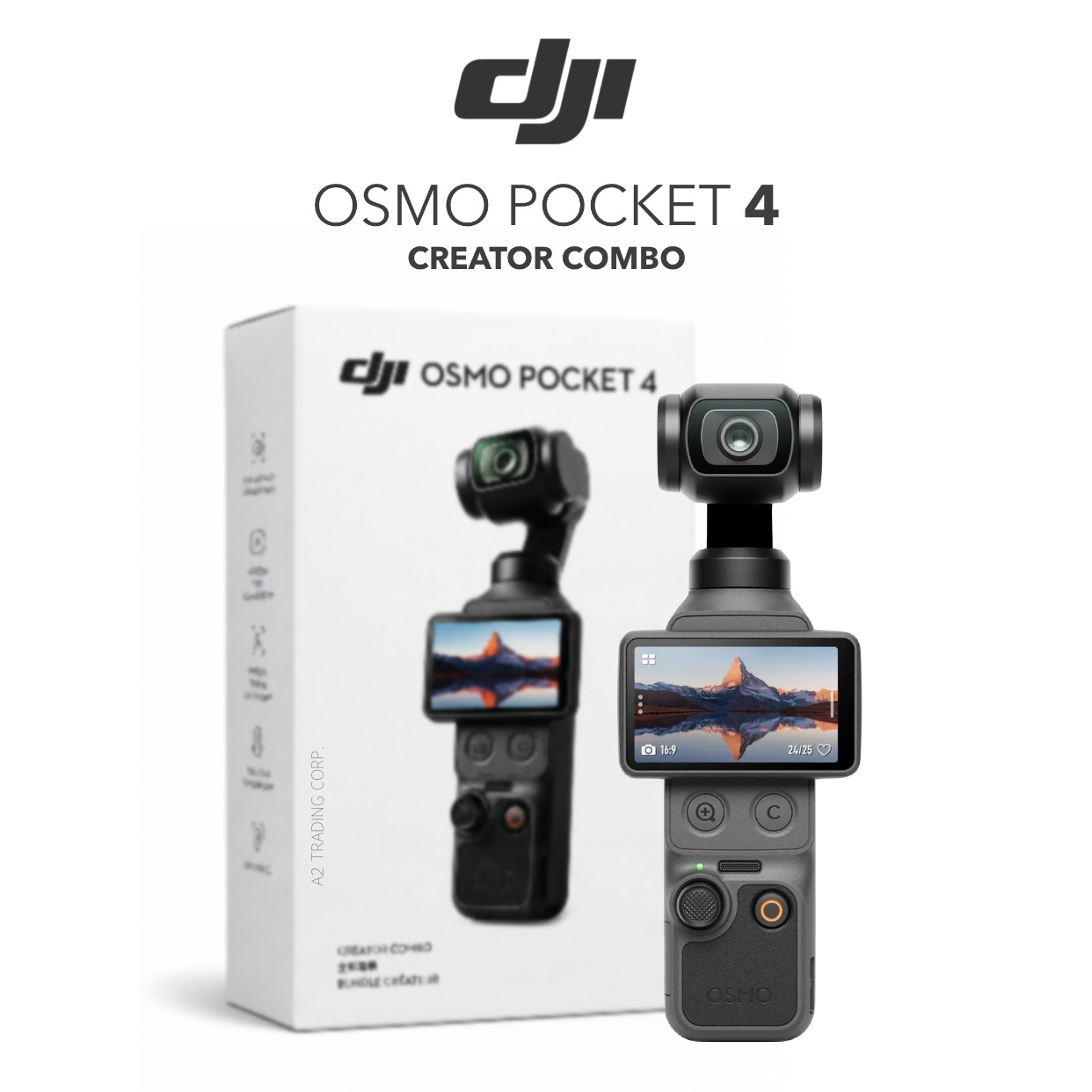 DJI Osmo Pocket 4 - 4K Gimbal Camera Creator Combo