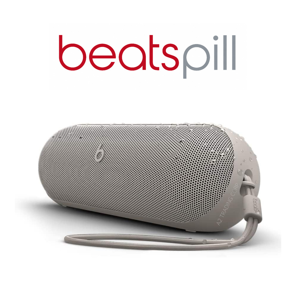 Beats Pill x Kim Kardashian - Portable Wireless Bluetooth Speaker and Portable Charger - Light Gray
