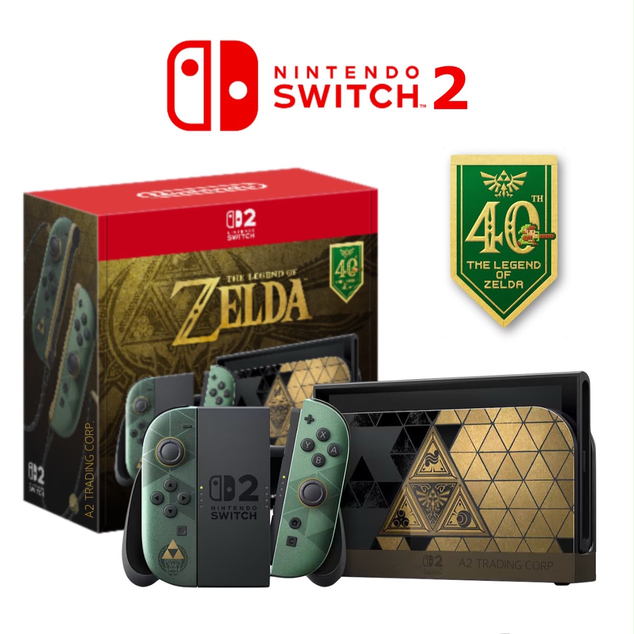 Nintendo Switch 2 – The Legend of Zelda – 40th Anniversary Edition